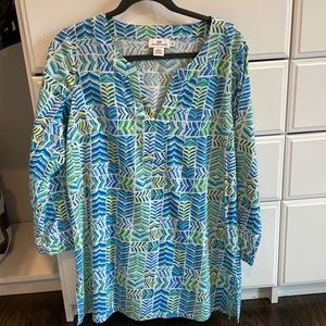 Vineyard Vines Linen Coverup/tunic. Size M.
